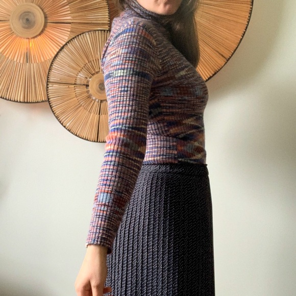 psychedelic rib-knit turtleneck - Picture 7 of 9